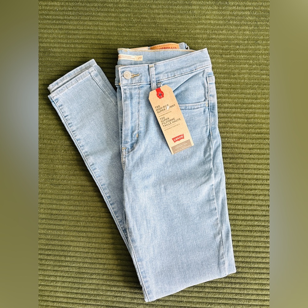 BRAND NEW WITH TAGS — Levi’s 720 High-Rise Super Skinny Jeans (Size 27) - Picture 2 of 10